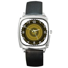 Design Circular Shape Round Square Metal Watch by Pakrebo