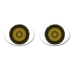 Design Circular Shape Round Cufflinks (oval) by Pakrebo