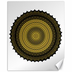 Design Circular Shape Round Canvas 16  X 20  by Pakrebo