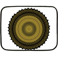 Design Circular Shape Round Fleece Blanket (mini) by Pakrebo