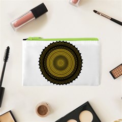 Design Circular Shape Round Cosmetic Bag (xs) by Pakrebo