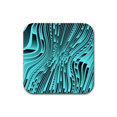 Design Backdrop Abstract Wallpaper Rubber Coaster (square)  by Pakrebo