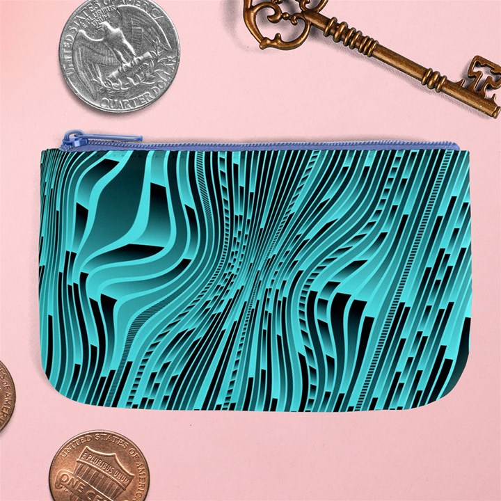 Design Backdrop Abstract Wallpaper Large Coin Purse