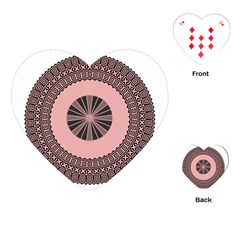 Design Circular Aztec Symbol Playing Cards (heart) by Pakrebo