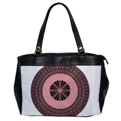 Design Circular Aztec Symbol Oversize Office Handbag by Pakrebo