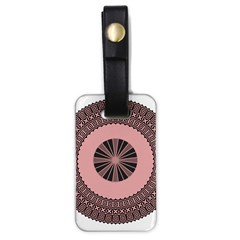 Design Circular Aztec Symbol Luggage Tags (one Side)  by Pakrebo