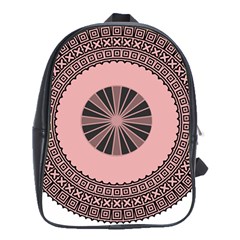 Design Circular Aztec Symbol School Bag (xl) by Pakrebo