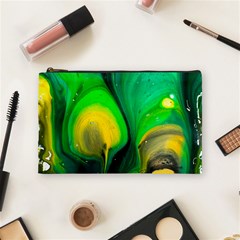 Art Abstract Artistically Painting Cosmetic Bag (medium) by Pakrebo