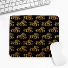 Dragon Motif Print Pattern Large Mousepads by dflcprintsclothing