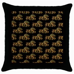 Dragon Motif Print Pattern Throw Pillow Case (black) by dflcprintsclothing