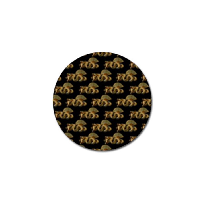 Dragon Motif Print Pattern Golf Ball Marker