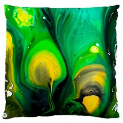 Art Abstract Artistically Painting Large Flano Cushion Case (two Sides) by Pakrebo