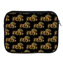 Dragon Motif Print Pattern Apple Ipad 2/3/4 Zipper Cases by dflcprintsclothing