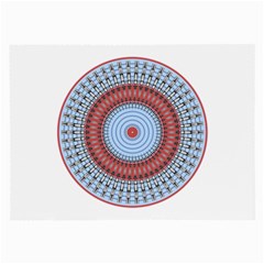 Pattern Design Circular Shape Large Glasses Cloth (2-side) by Pakrebo