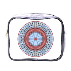 Pattern Design Circular Shape Mini Toiletries Bag (one Side) by Pakrebo