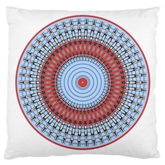 Pattern Design Circular Shape Large Cushion Case (two Sides) by Pakrebo