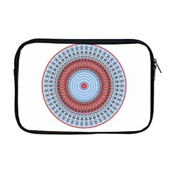 Pattern Design Circular Shape Apple Macbook Pro 17  Zipper Case by Pakrebo