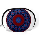 Mandala Pattern Round Ethnic Accessory Pouch (Medium) Back