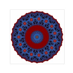 Mandala Pattern Round Ethnic Small Satin Scarf (square) by Pakrebo