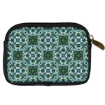 Tenacious Teal Digital Camera Leather Case Back