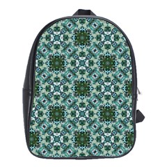 Tenacious Teal School Bag (large) by bykenique