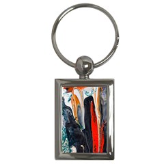 Art Modern Painting Background Key Chains (Rectangle) 