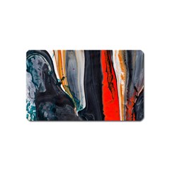 Art Modern Painting Background Magnet (Name Card)