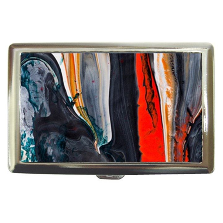 Art Modern Painting Background Cigarette Money Case