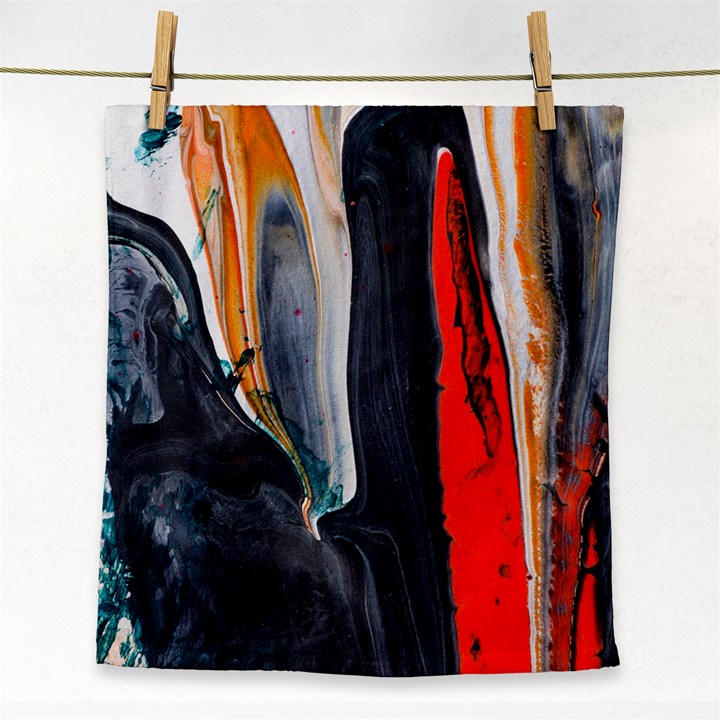 Art Modern Painting Background Face Towel