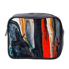 Art Modern Painting Background Mini Toiletries Bag (Two Sides)