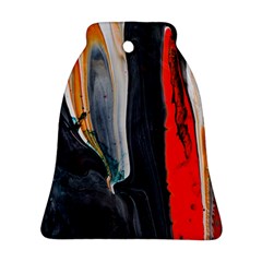 Art Modern Painting Background Bell Ornament (Two Sides)