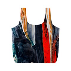 Art Modern Painting Background Full Print Recycle Bag (M)