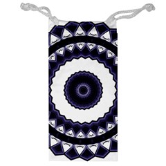 Design Mandala Pattern Circular Jewelry Bag by Pakrebo