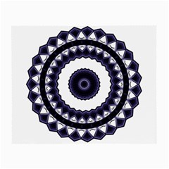 Design Mandala Pattern Circular Small Glasses Cloth (2-side) by Pakrebo