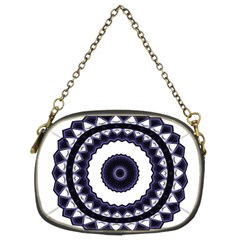 Design Mandala Pattern Circular Chain Purse (two Sides) by Pakrebo