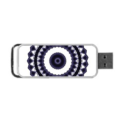 Design Mandala Pattern Circular Portable Usb Flash (two Sides) by Pakrebo