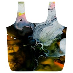 Art Abstract Painting Full Print Recycle Bag (xl) by Pakrebo