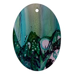 Abstract Art Modern Surreal Ornament (Oval)