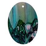 Abstract Art Modern Surreal Ornament (Oval) Front