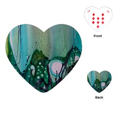 Abstract Art Modern Surreal Playing Cards (Heart)