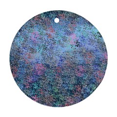 Design Computer Art Abstract Round Ornament (two Sides) by Pakrebo