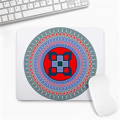 Design Circular Aztec Symbol Large Mousepads by Pakrebo