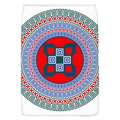 Design Circular Aztec Symbol Removable Flap Cover (l) by Pakrebo