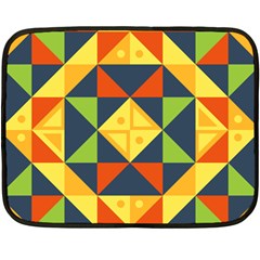 Background Geometric Color Double Sided Fleece Blanket (mini)  by Pakrebo