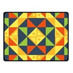 Background Geometric Color Fleece Blanket (Small) 50 x40  Blanket Front