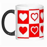 Background Card Checker Chequered Morph Mugs Left