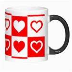 Background Card Checker Chequered Morph Mugs Right