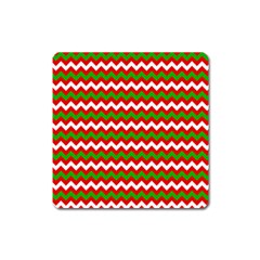 Christmas Paper Scrapbooking Pattern Square Magnet by Pakrebo