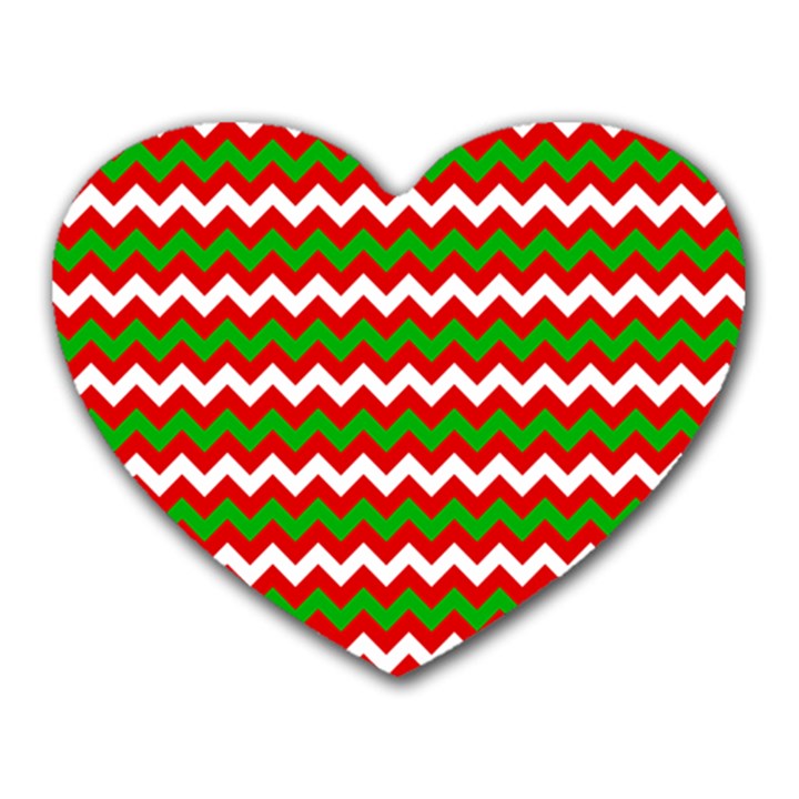 Christmas Paper Scrapbooking Pattern Heart Mousepads