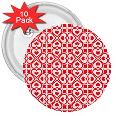 Background Card Checker Chequered 3  Buttons (10 Pack)  by Pakrebo